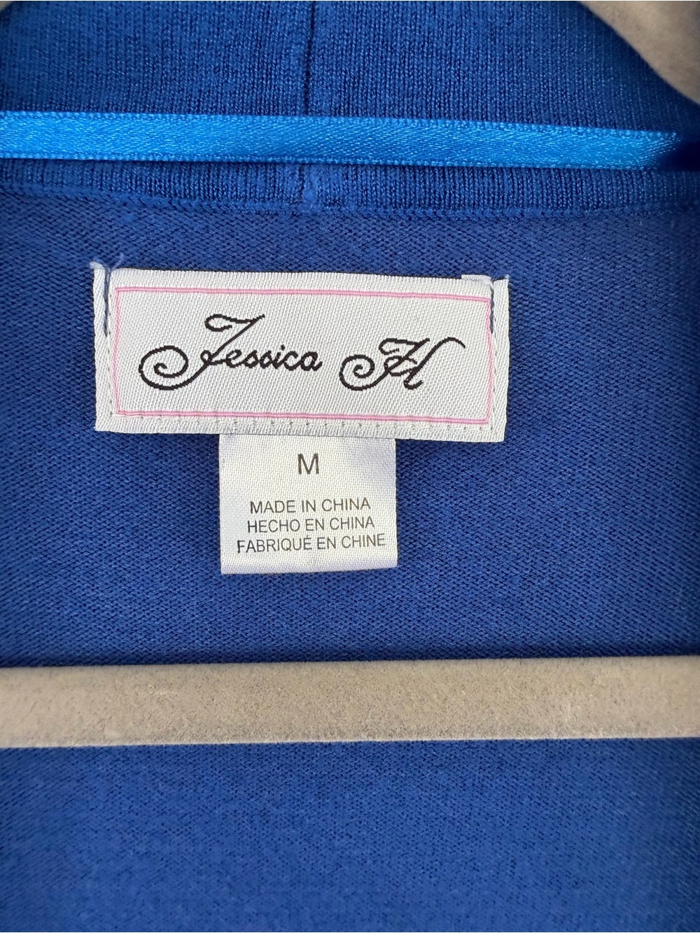 Jessica Cobalt Blue Open-Front Cropped Cardigan - Picture 2 of 2